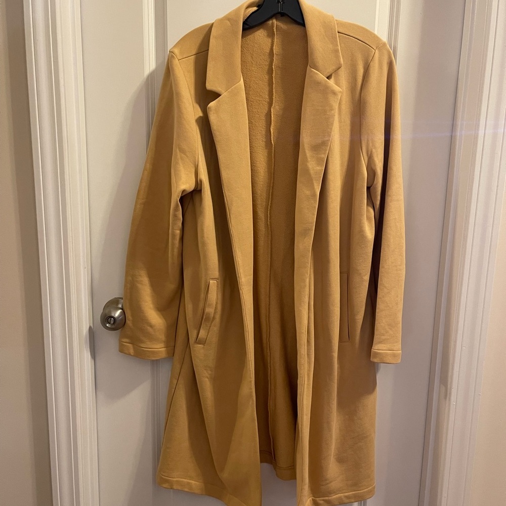 Womens Forever 21 Tan Long Jacket Size M